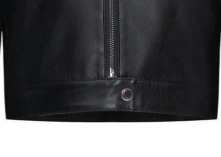 LEATHER RACING JACKET WOMENS