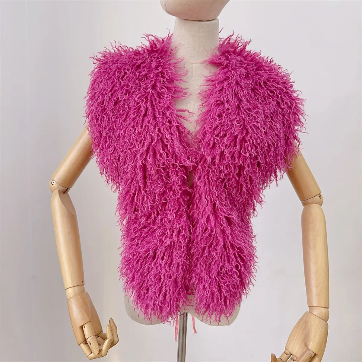 BOND-GIRL FAUX FUR VEST