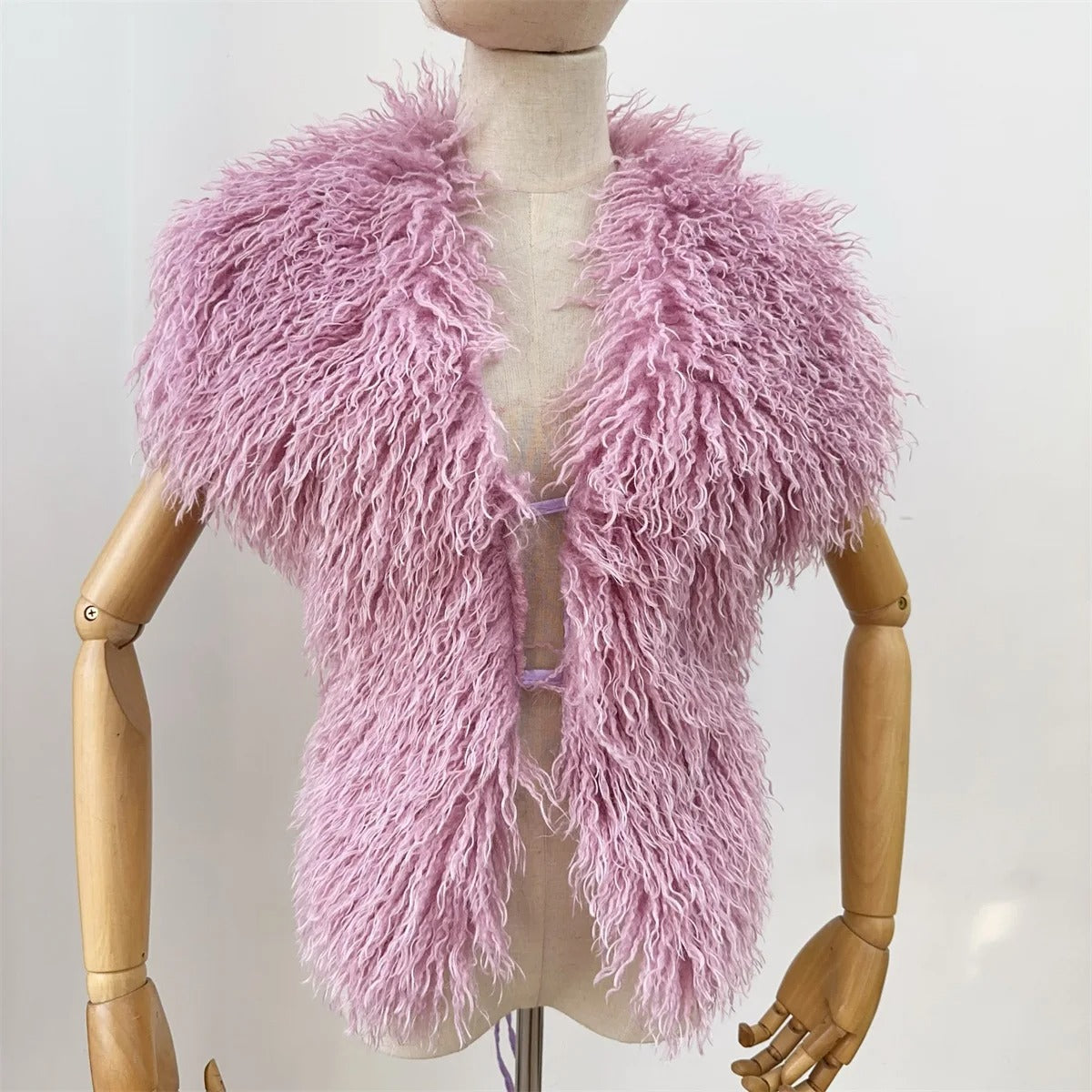 BOND-GIRL FAUX FUR VEST