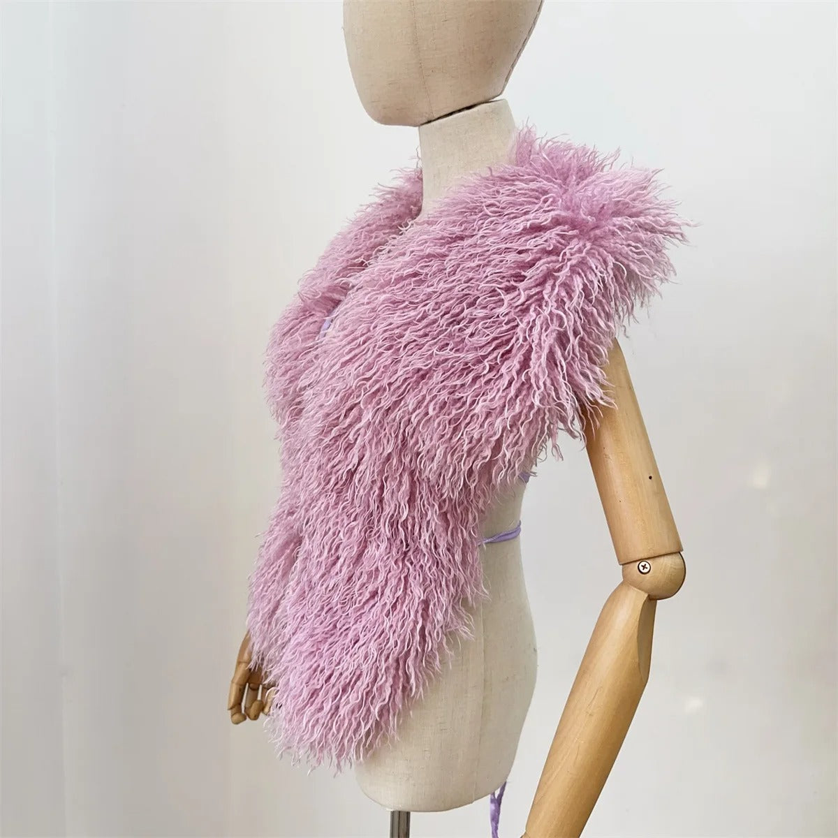 BOND-GIRL FAUX FUR VEST