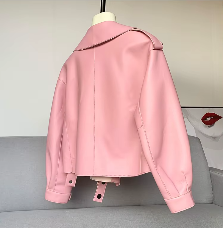 LEATHER TRENCH COAT