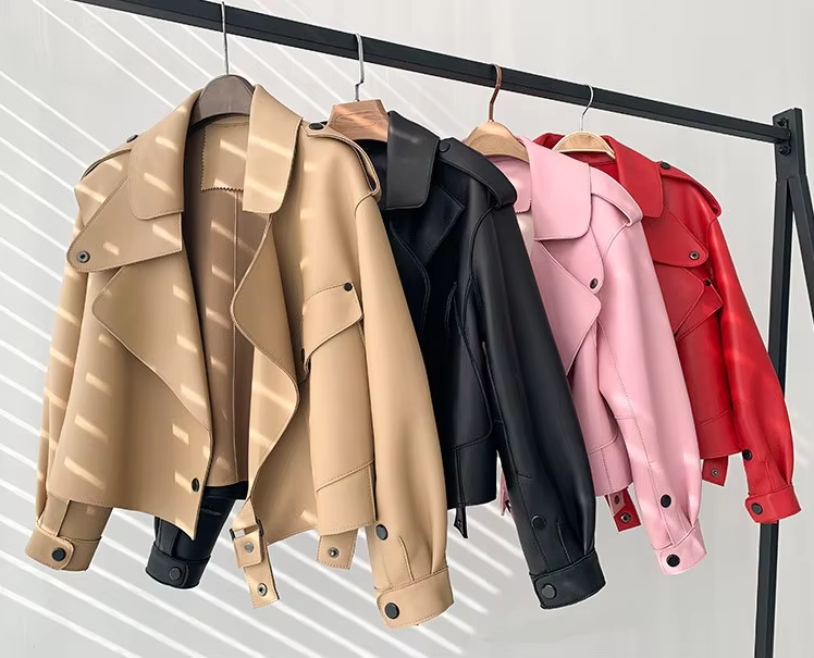 LEATHER TRENCH COAT