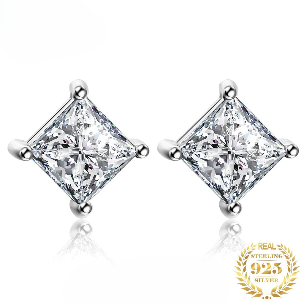 PRINCESS CUT EARRINGS