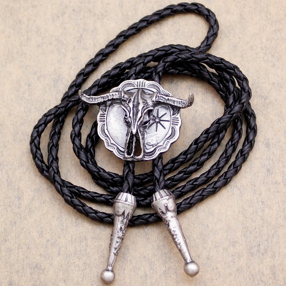 VINTAGE COWBOY BOLO TIE