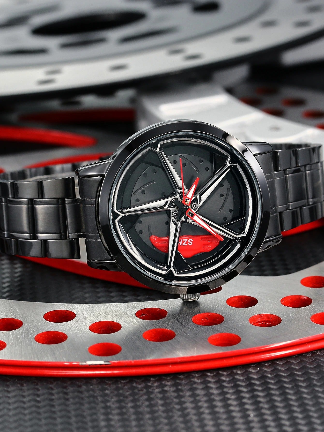 Spinning Car Watch