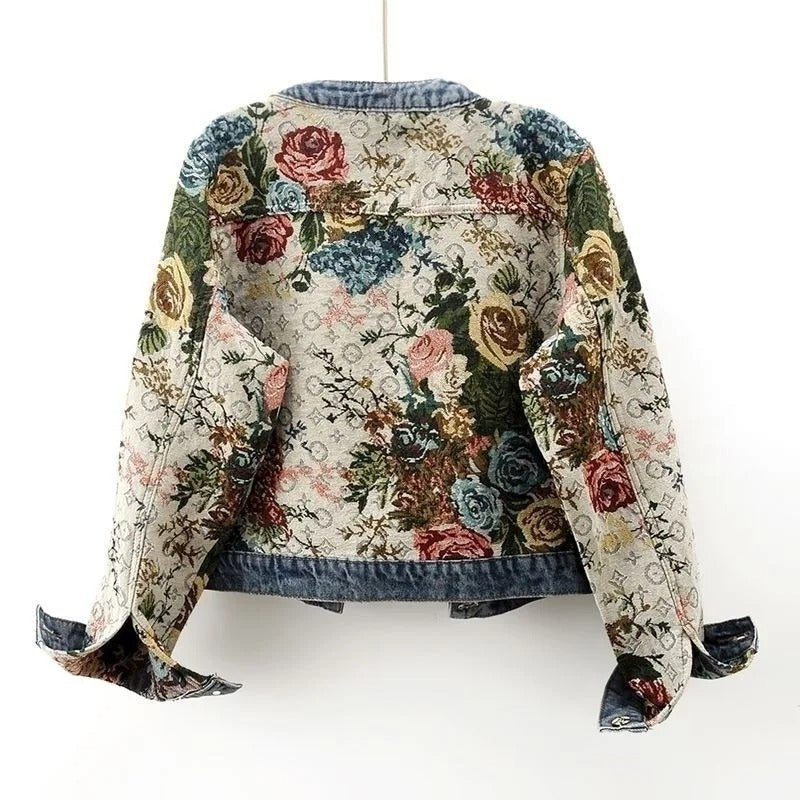 JACQUARD DENIM JACKET