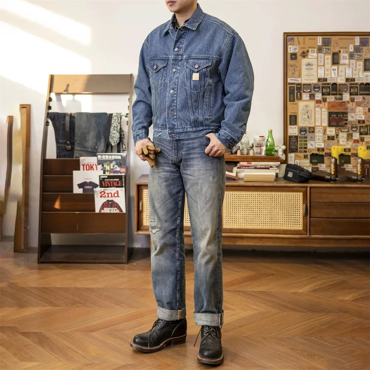 DENIM TRUCKER JACKET
