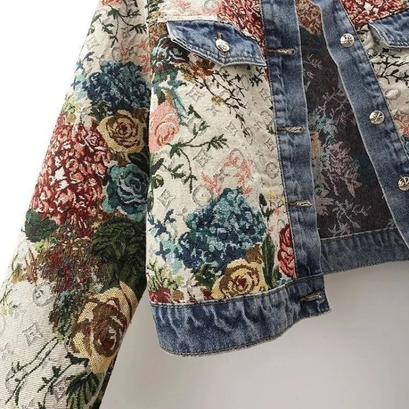 JACQUARD DENIM JACKET
