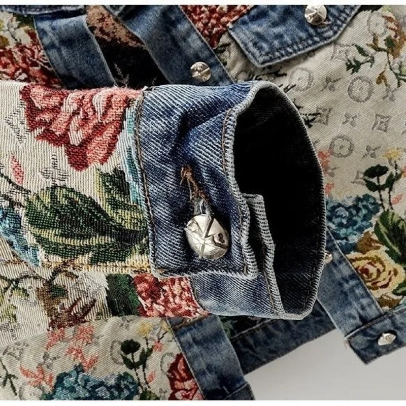 JACQUARD DENIM JACKET