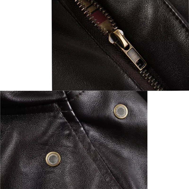 RETRO AIR FORCE LEATHER JACKET