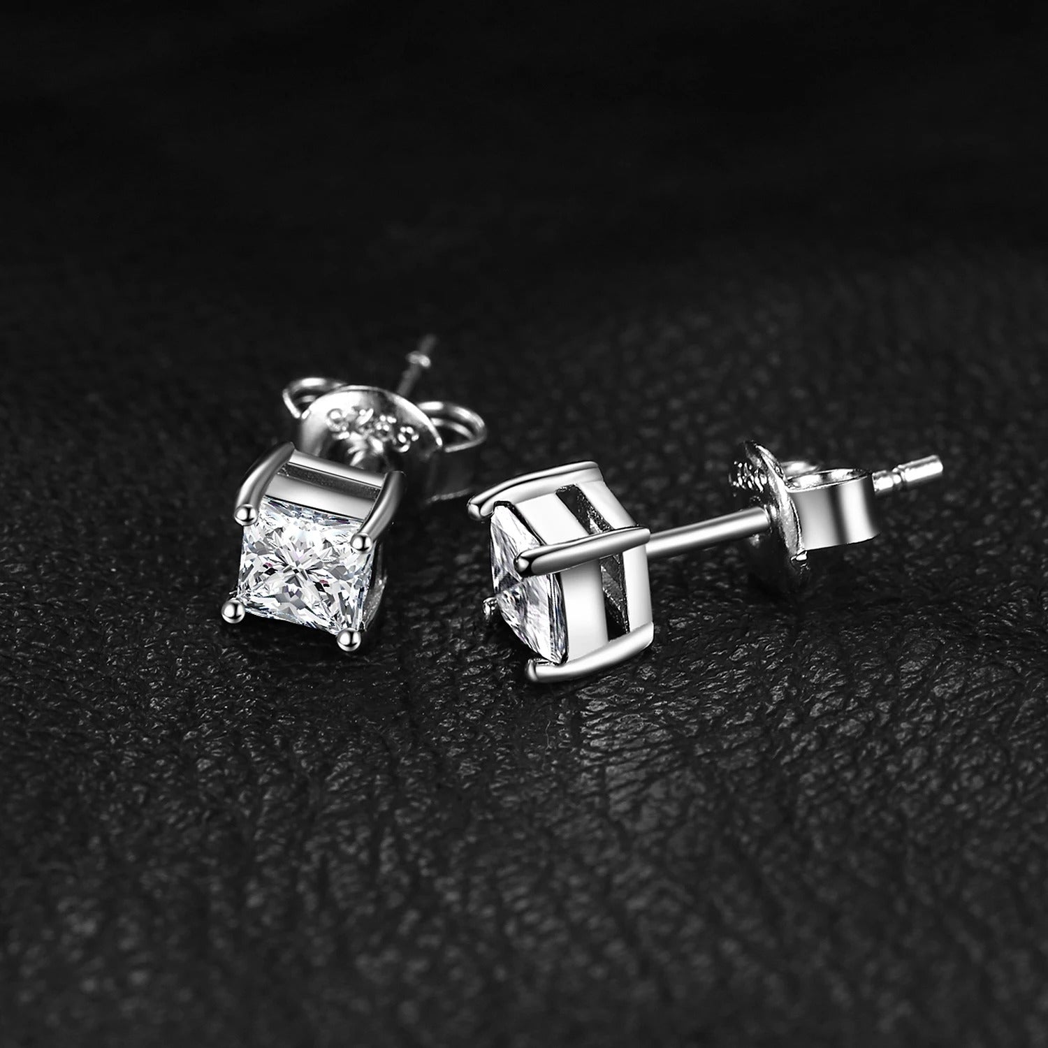 PRINCESS CUT EARRINGS