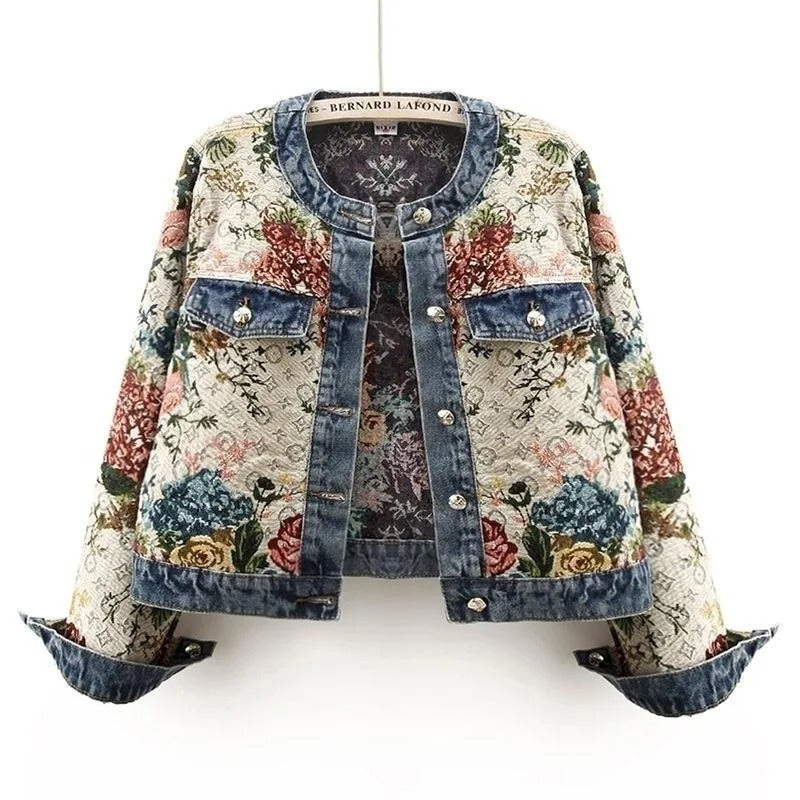JACQUARD DENIM JACKET