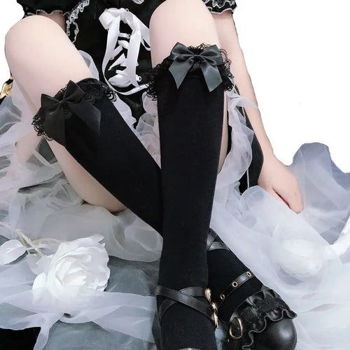 ACADEMIA BOW LACE SOCKS