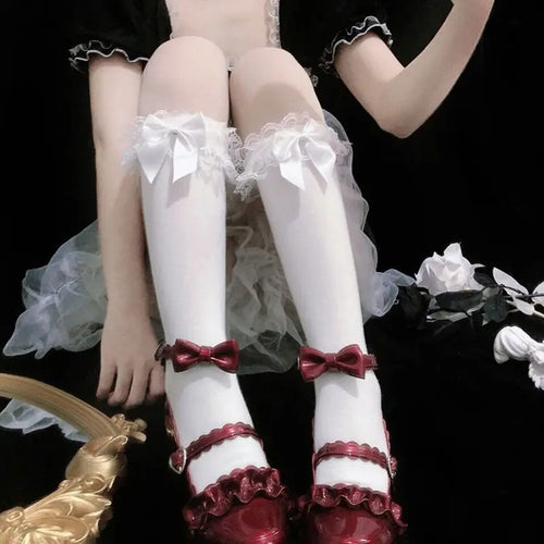 ACADEMIA BOW LACE SOCKS
